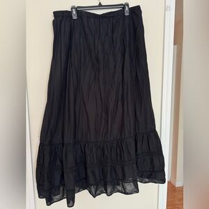 Cotton:On Black Maxi Skirt